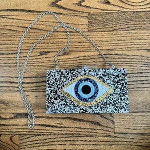 NIB 🧿 Evil Eye Clutch Crossbody